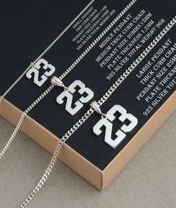 Sports Number Pendant Necklace, Custom Year or Jersey Number Jewelry, Baseball Design for Men