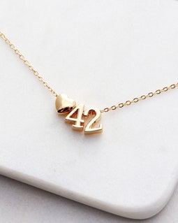 Team Necklace Sports Necklace / Lucky Number Necklace / Lucky Number / Number Charm Necklace / Team Gift / Best Friend Gift / Lucky RYLO