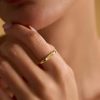 Personalized Custom Name Ring, Dainty Name Ring, Engraved Ring, Name Jewelry, 14K Solid Gold Name Ring, Ring for Women, Gift For Her