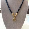 Paracord Necklace with Gold Initial or Charm. Lots of color options!