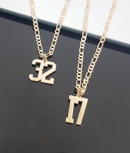 Sport Number Necklace, Number Necklace, Number Year Necklace, Custom Lucky Pendant Customize Necklace With Number, Sport Lover Gifts For Men