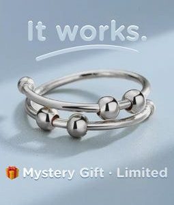 Nail Biting Ring – Stop Skin Picking & Cuticle Biting – BFRB Fidget Ring for Dermatillomania Relief, Anxiety Ring That Actually Works